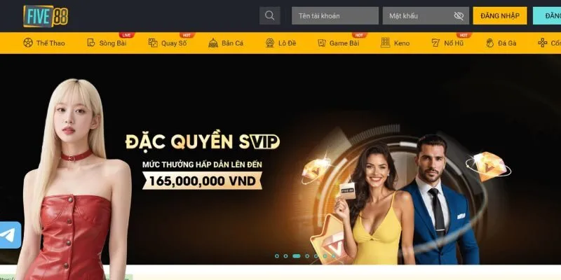 Nhà cái Five88 có chặng đường gần 8 năm phát triển